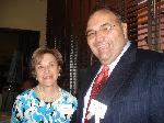 Elaine Taber & board member Bill Kennedy