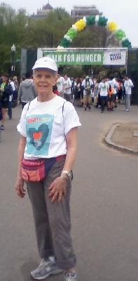 After walking 20 miles in 50th Annual Walk for Hunger - 2018